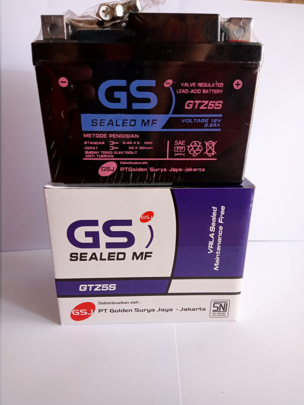 aki motor suzuki skywave skyDrive shogun 125 gs gtz5s ACCU KERING