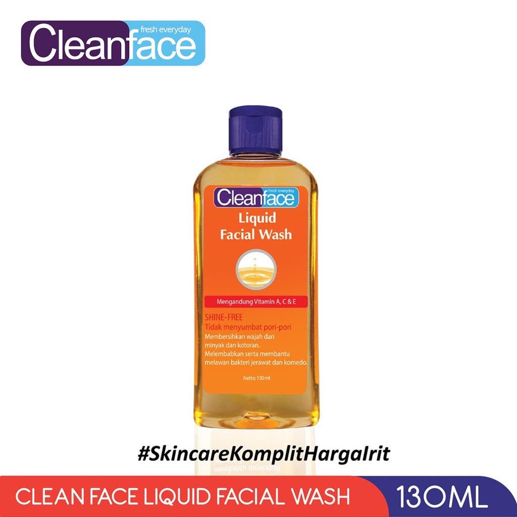 CLEANFACE Liquid Facial Wash 50ml/ 130ml | Lazada Indonesia
