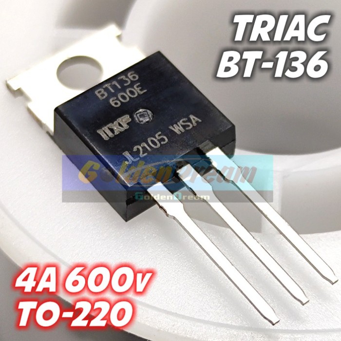 Triac BT136-600E BT 136 600 BT136-600 4A 600V TO-220 BT 136-600E ...