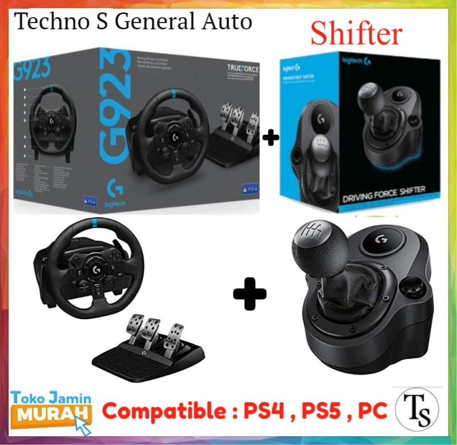 Volante Logitech G923 Com Pedal + Câmbio Driving Force Shift