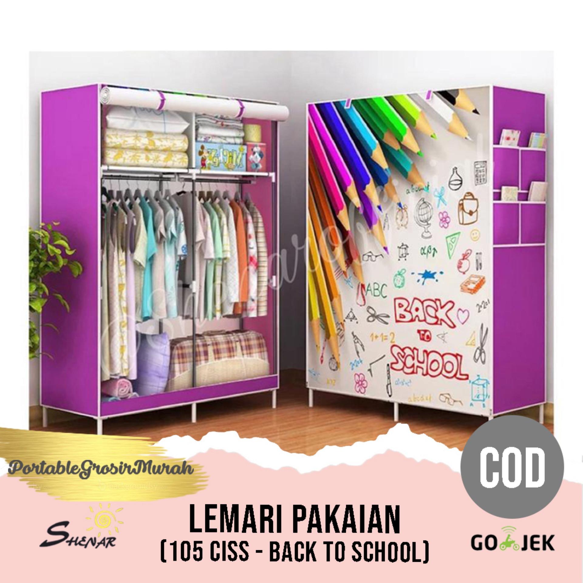 Rak baju/ Lemari Baju / Lemari Rakit/ Lemari kain/ Lemari portable ...