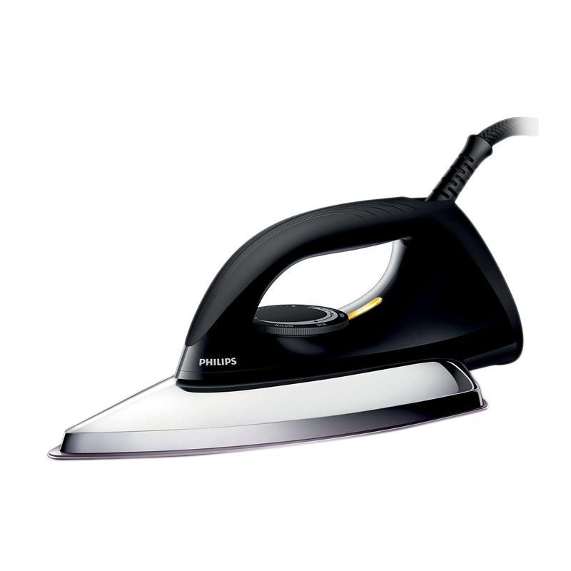 Philips Dry Iron / Setrika Kering HD1173 Black/Pink/Green/Orange