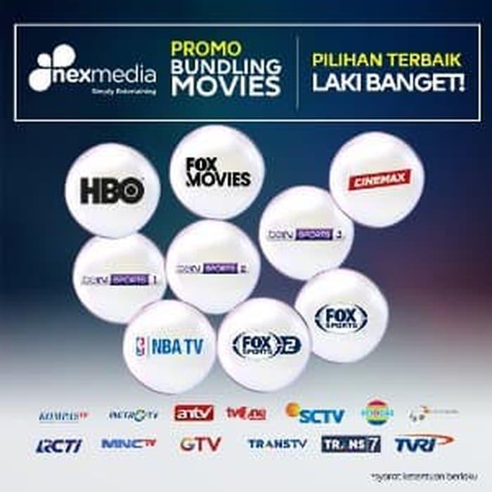 Nexmedia Set Top Box Nexmedia-Paket Sports Platinum Movies Bulanan - Hitam