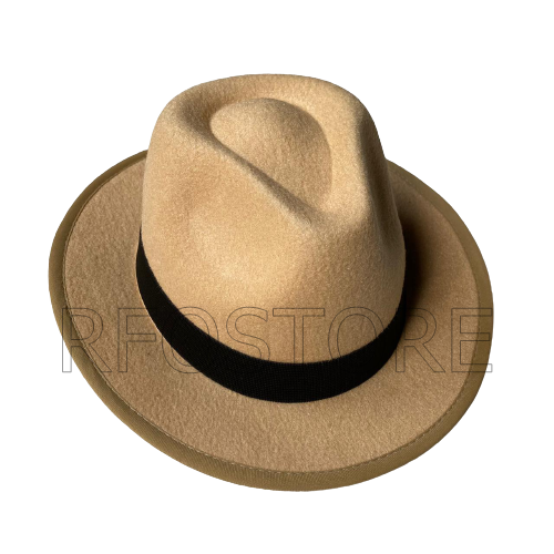 Topi Fedora hat raisa hat Lebar 5cm 