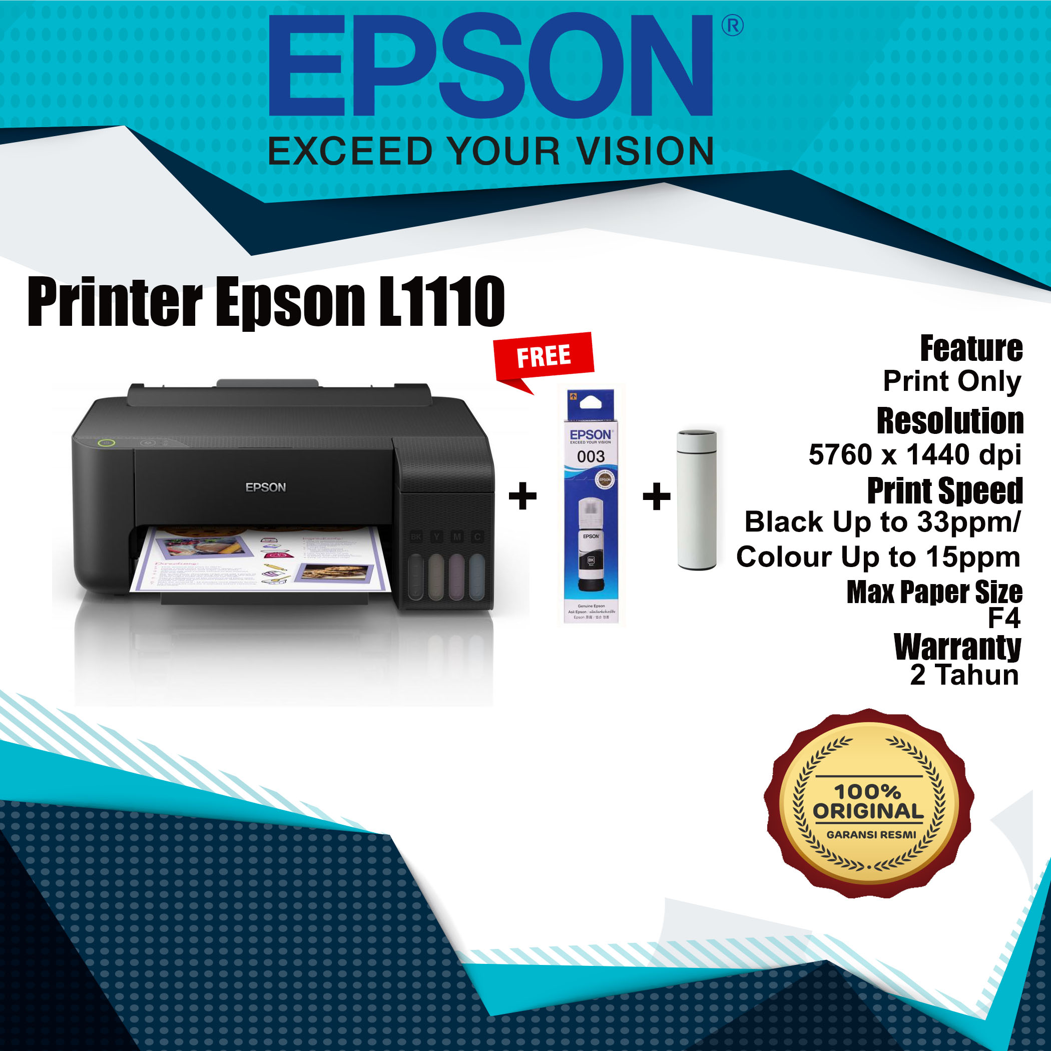 Printer Epson L1110 Lazada Indonesia