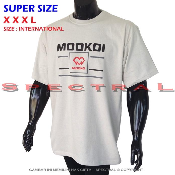 Spectral – 3L 3XL SUPER BIG SIZE XXXL International - Kaos Distro T-Shirt - Ukuran Besar – Bahan Cukup Tebal - Premium Cotton Combed - Bahan Bagus - Jumbo Gemuk - Fashion Pria Wanita Baju Pakaian – Gendut / Tinggi Besar / Orang Tua Bapak – Bigsize