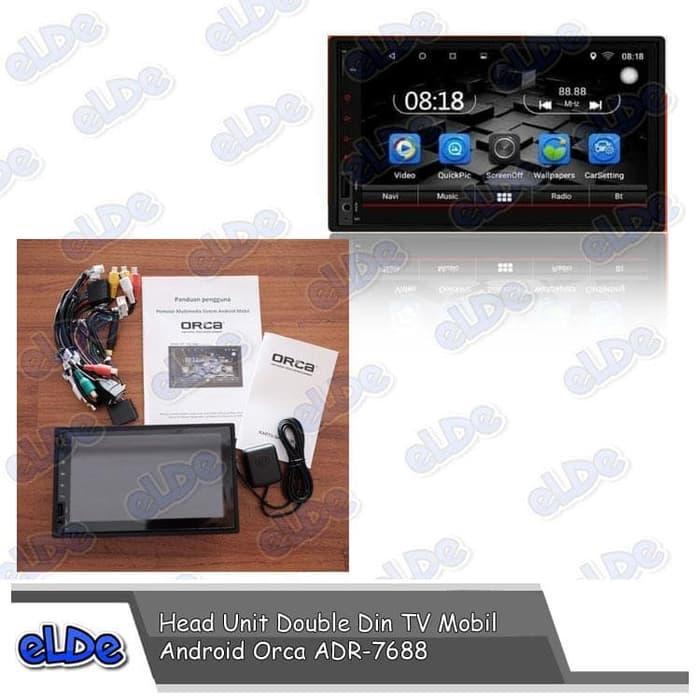 Head Unit Double Din TV Mobil Android Orca Suzuki Carry