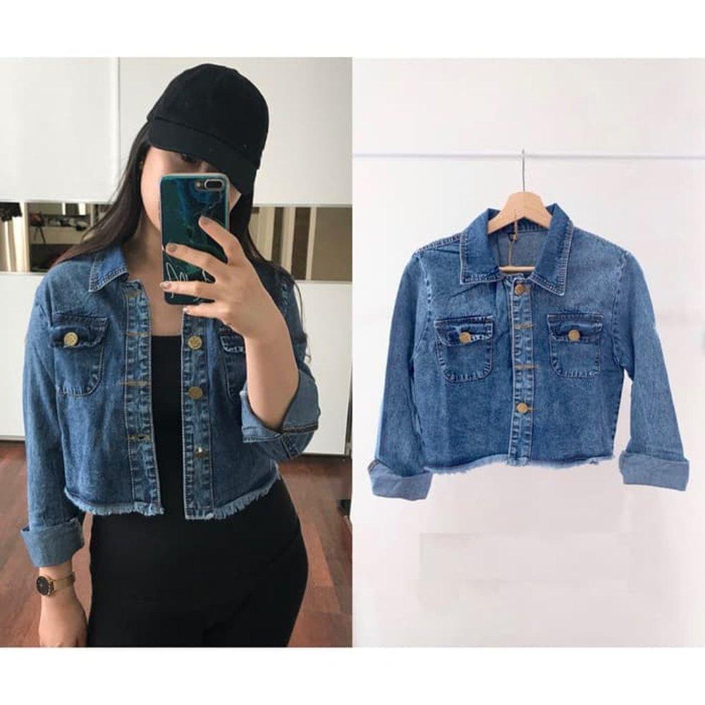 42 Model Jaket Levis Jangkis Terbaik