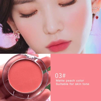 COLORKEY Milk Tea Blush EyeShadow Peach Pallete Cheek Blusher Powder Makeup Professional Contour Shadow Pink cosmetic