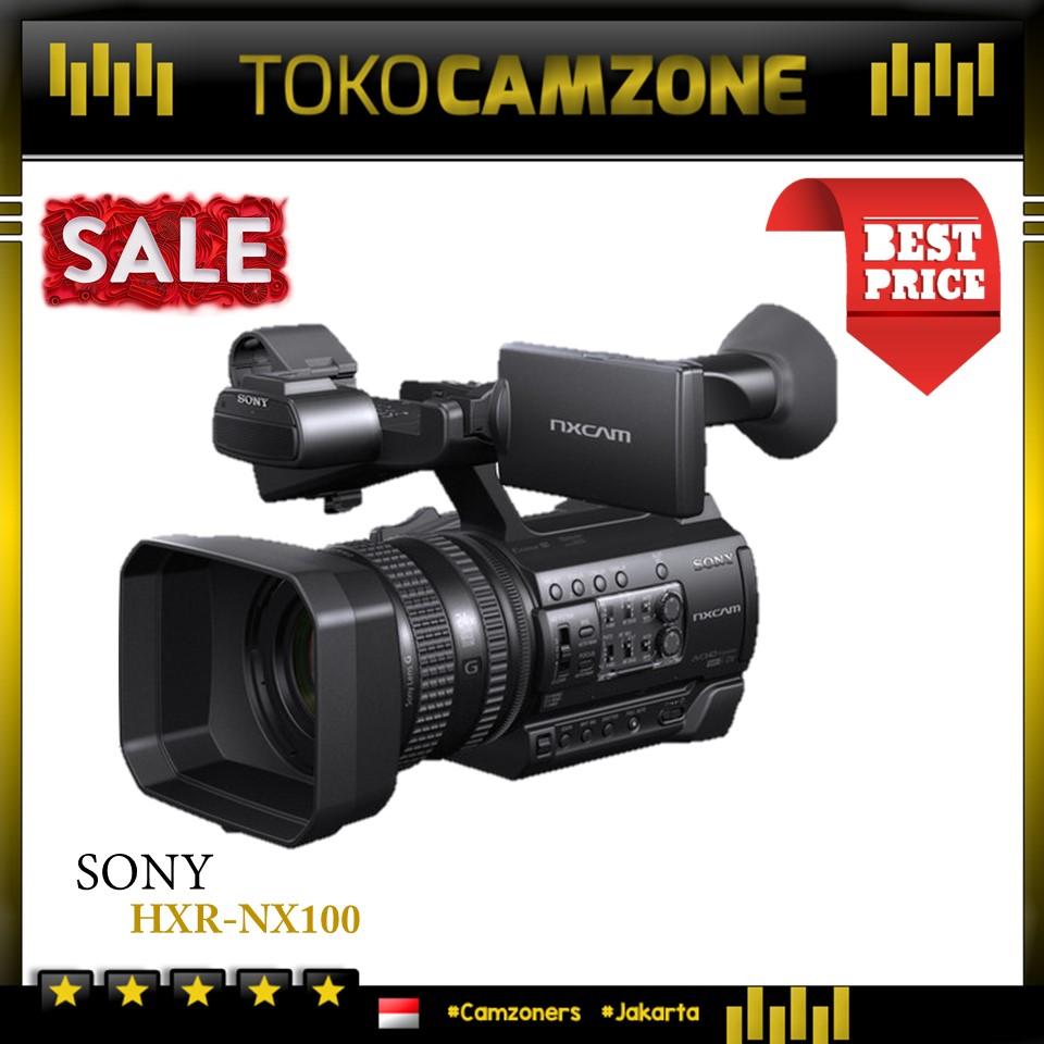 Sony HXR-NX100 Full HD NXCAM Camcorder (Free Voucher Belanja Seharga Rp. 200.000)