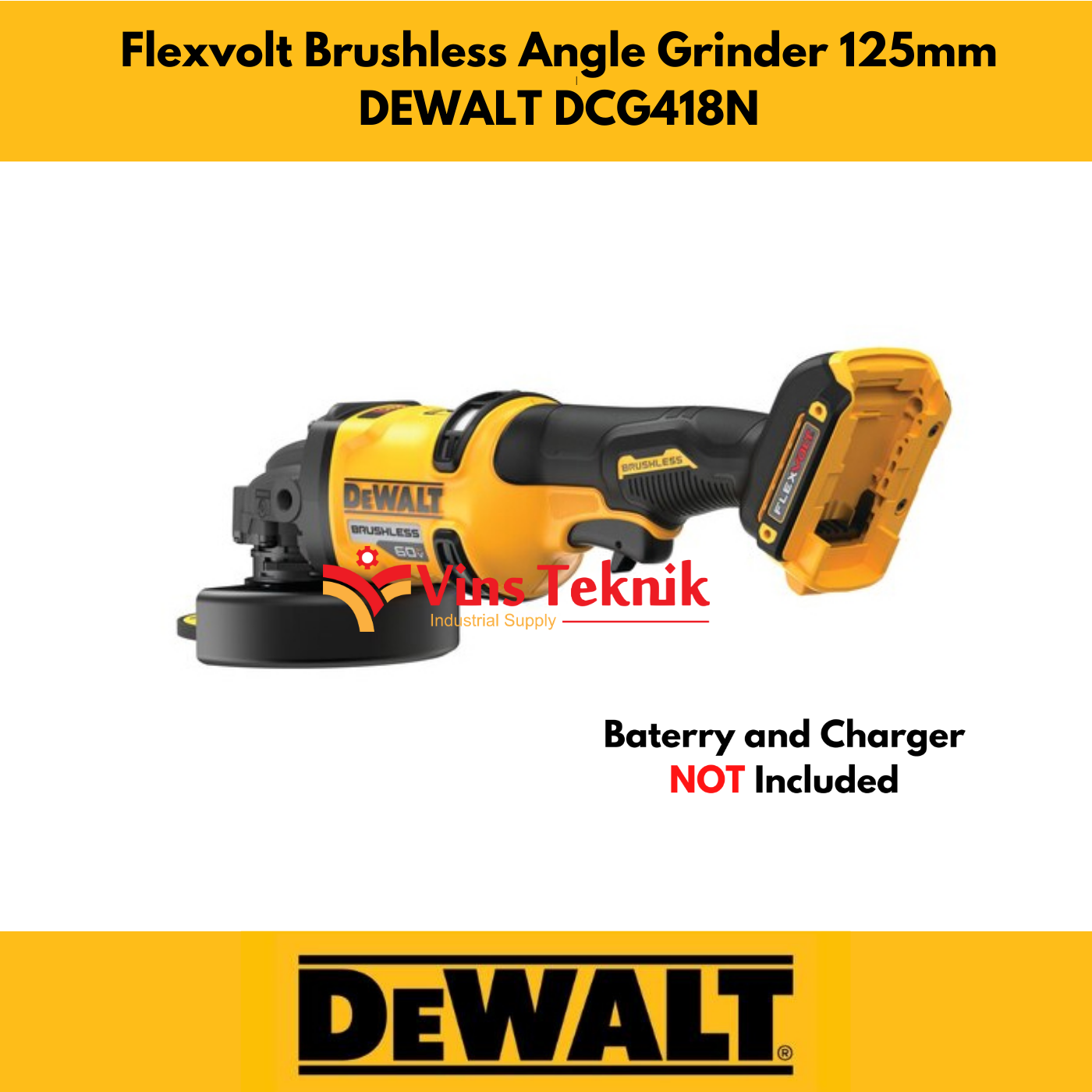 Dewalt dcg418n discount