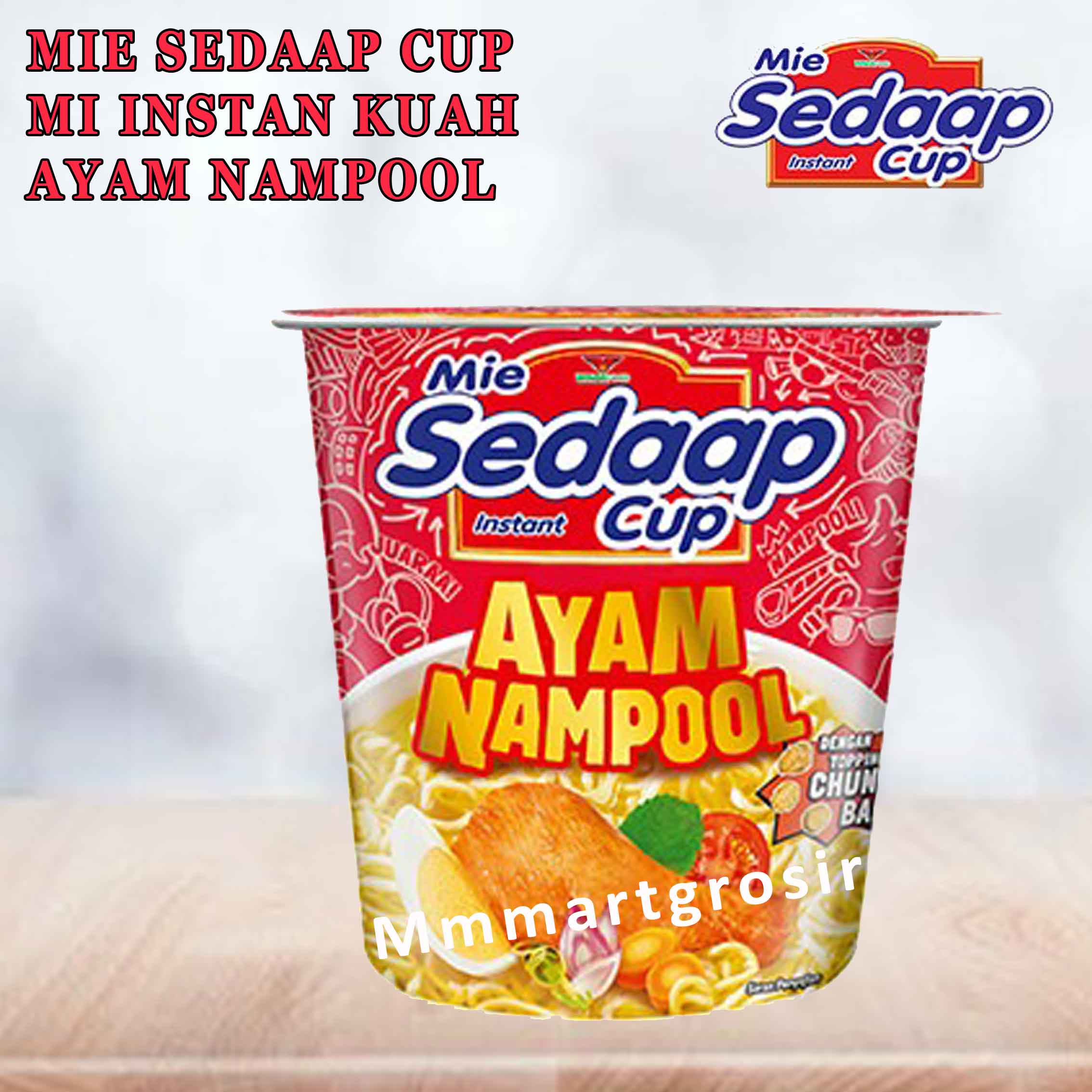 Mie Sedap Cup / Mie Instan Kuah / Mie Rasa Ayam Nampol / 75gr | Lazada