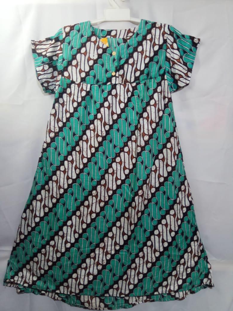 Daster Batik / Baju Tidur / Daster Bumil / Daster Busui / Daster Santai Bahan Katun Rayon (Lengan Pendek Leher Kancing) Syauqi Online Shop