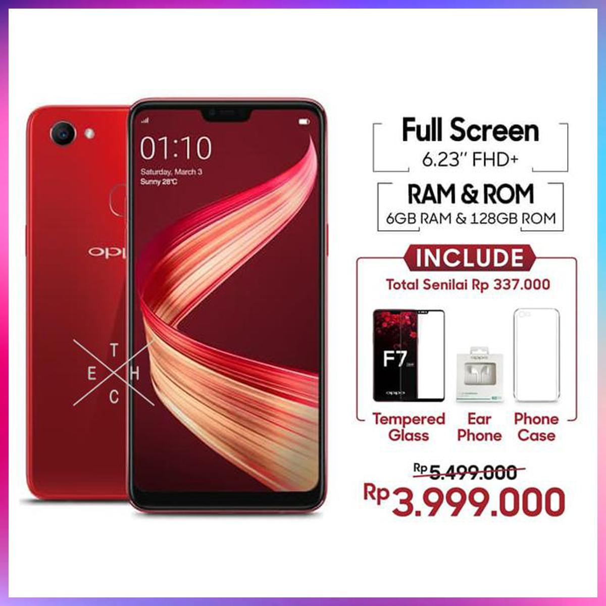 OPPO F7 PRO 6GB/128GB - GARANSI RESMI