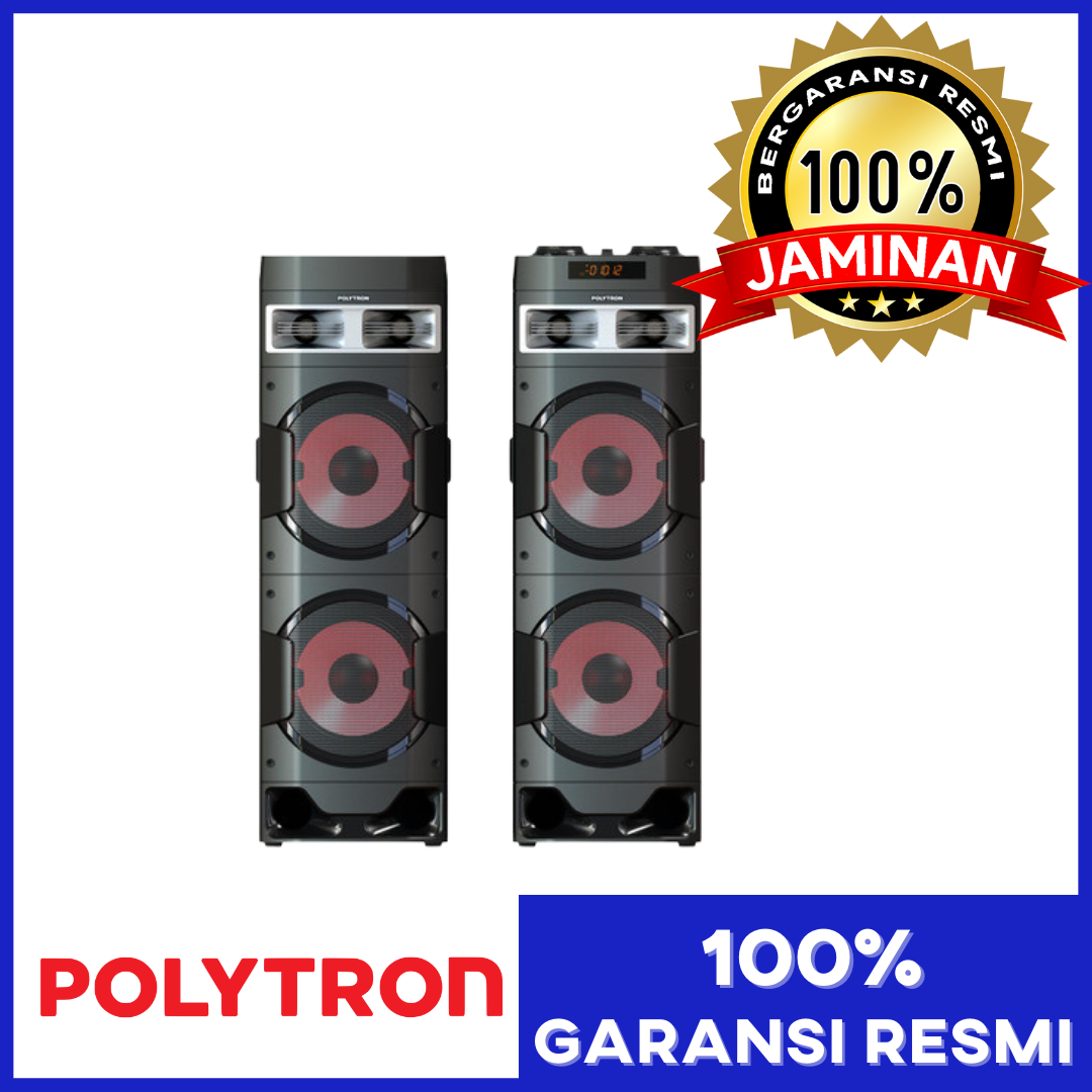 Speaker Aktif Bluetooth Polytron Pas 10d22 Usb Karaoke Speaker