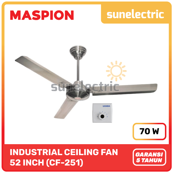 130 cm Kipas Angin Plafon Industrial 