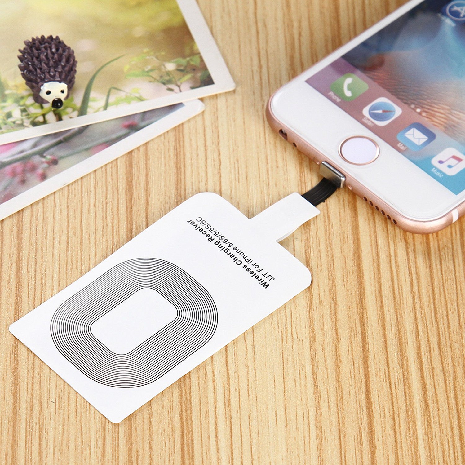Qi Wireless Charging Receiver Sleek Efficient IPhone Charger Incredible Wireless Charger For IPhone 6 IPhone 6 6s 5 5s Reliable#1x Wireless Charger Receiver