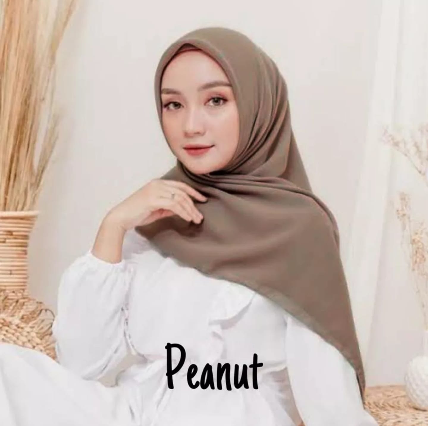 Rectangular hijab Paris premium Voal miracle plain lasercut Lazada
