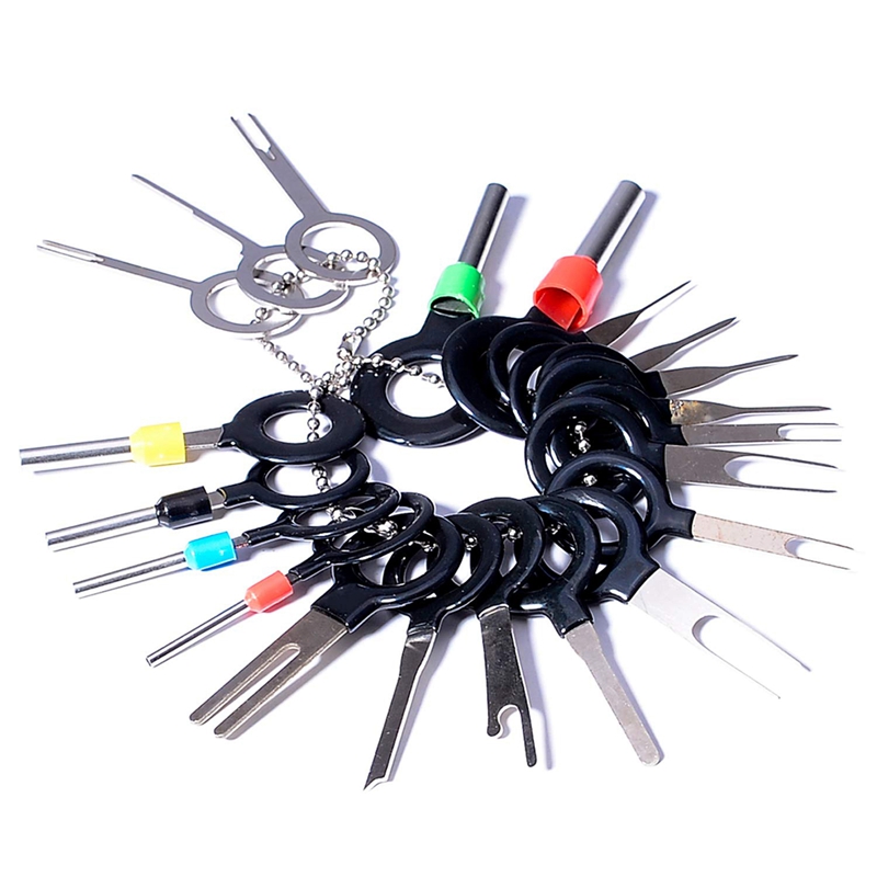 Car Terminal Removal Key Tool Wiring Connector Fast Extractor Puller Release Pin