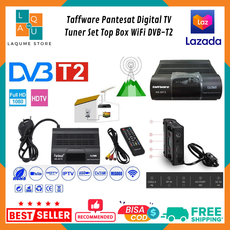 [BISA COD] Set Top Box / Antena wifi usb / Set top box untuk tv led