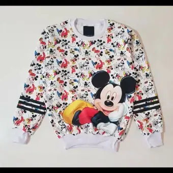 mickey mouse crop top sweater