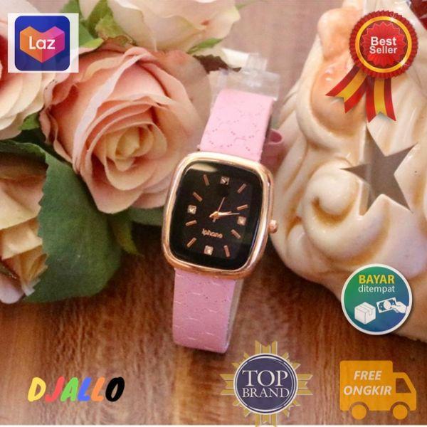 I PHONE KULIT (ADA 2 WARNA)A Jam tangan kulit wanita Iphone jam cewek jam tangan ipon jam kasual fashion wanita terbaru paling laris masa kini terbaru !!! jam tangan kulit iphone keren