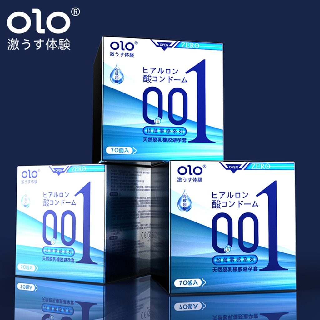 Kondom Oio Olo 001 Condom Super Thin And Super Soft With Ocean Delay Climax Sensation Original 1 3999