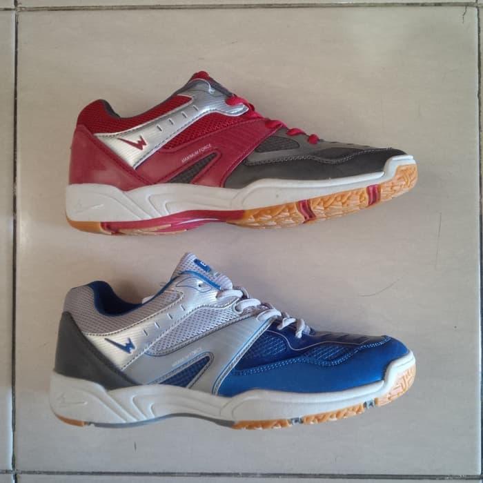 Sepatu Tenis meja Original Eagle Voli Badminton - Biru, 42