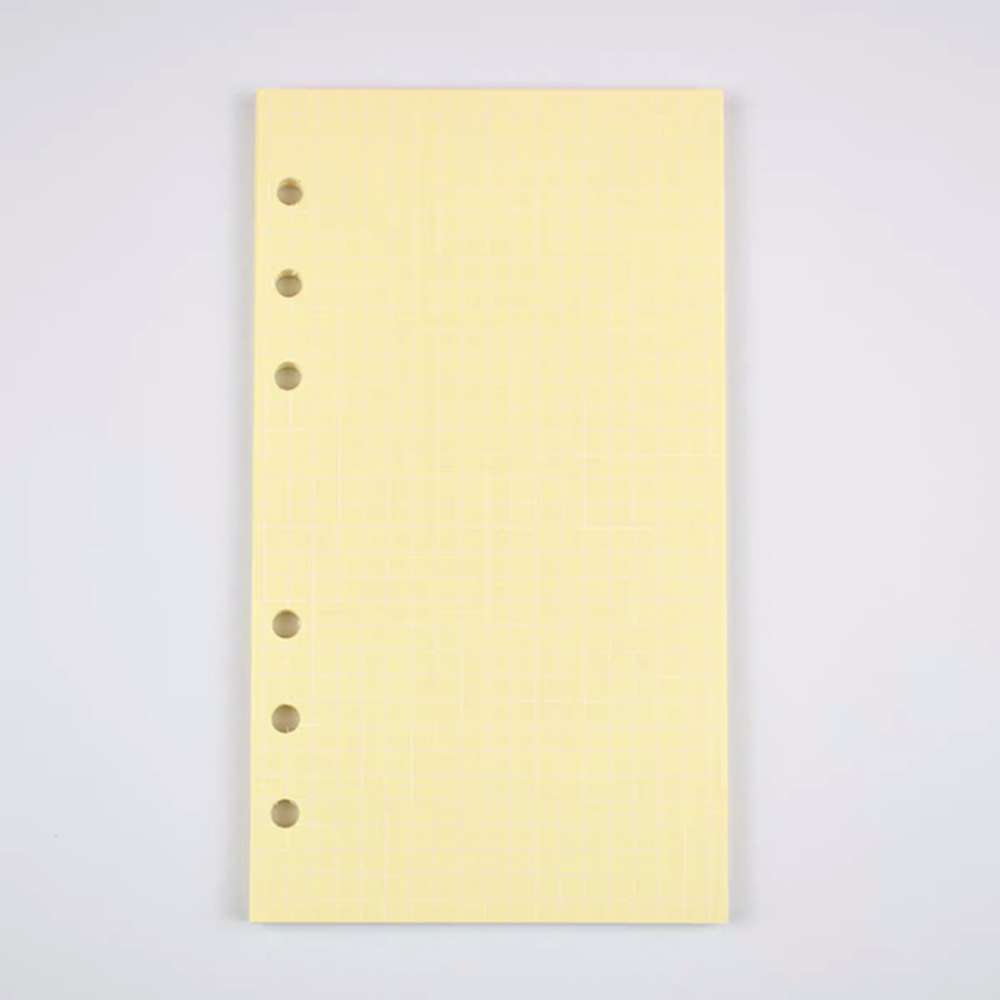 RUNAWAY Purple A5 A6 Monthly Weekly 40 Sheets Notebook Paper Binder Inside Page Loose Leaf Paper Refill Paper Refill