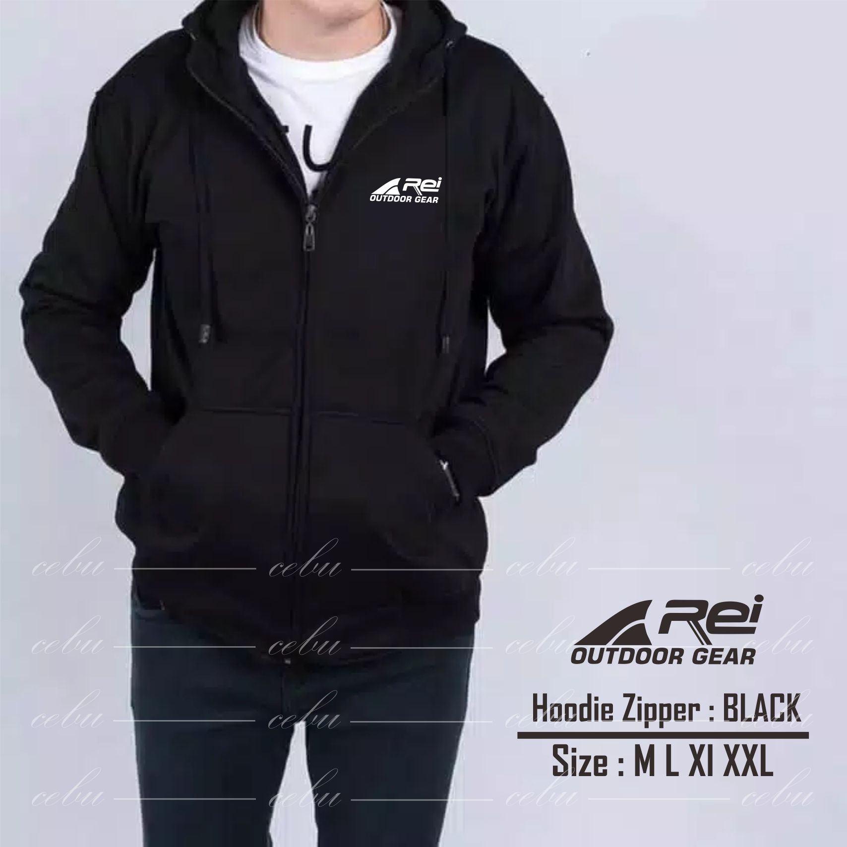 jaket hoodie rei