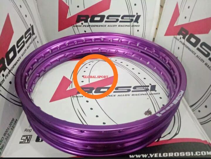 Velg Jari Jari V - Rossi Ukuran 140 x 17 - Ungu 1 Pasang