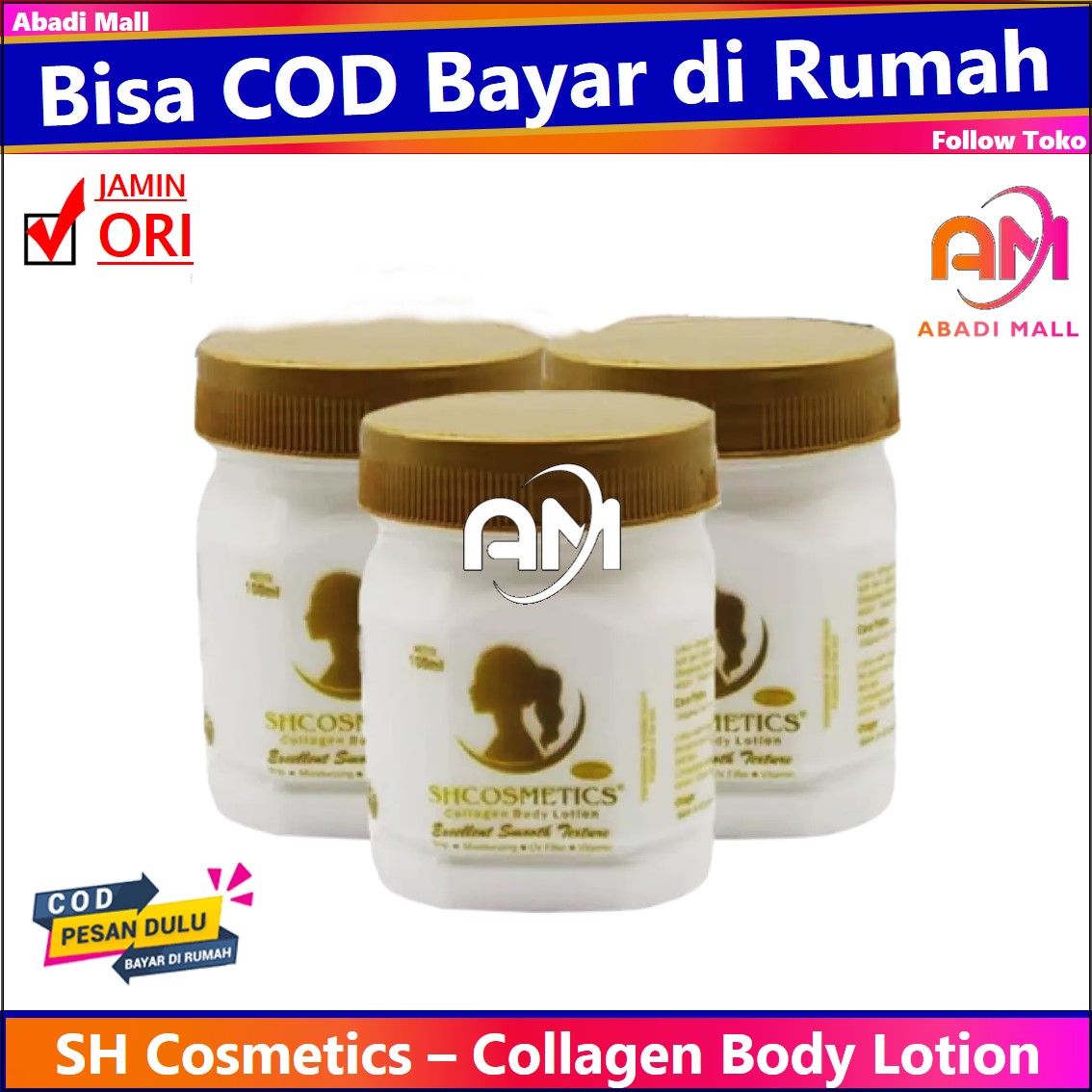 SH Cosmetics Body Lotion Collagen Bibit Collagen Moisturizing Vitamin