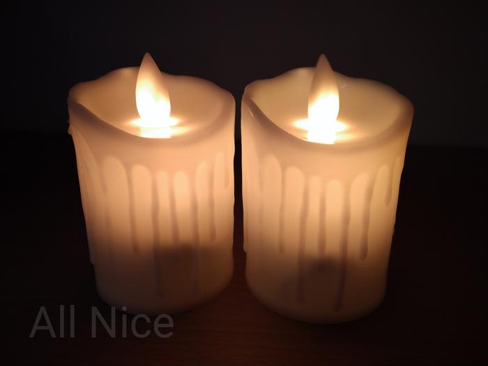 Terlaris Lilin Elektrik Motif Lelehan Sumbu Bergoyang Puzhykwf Lazada Indonesia