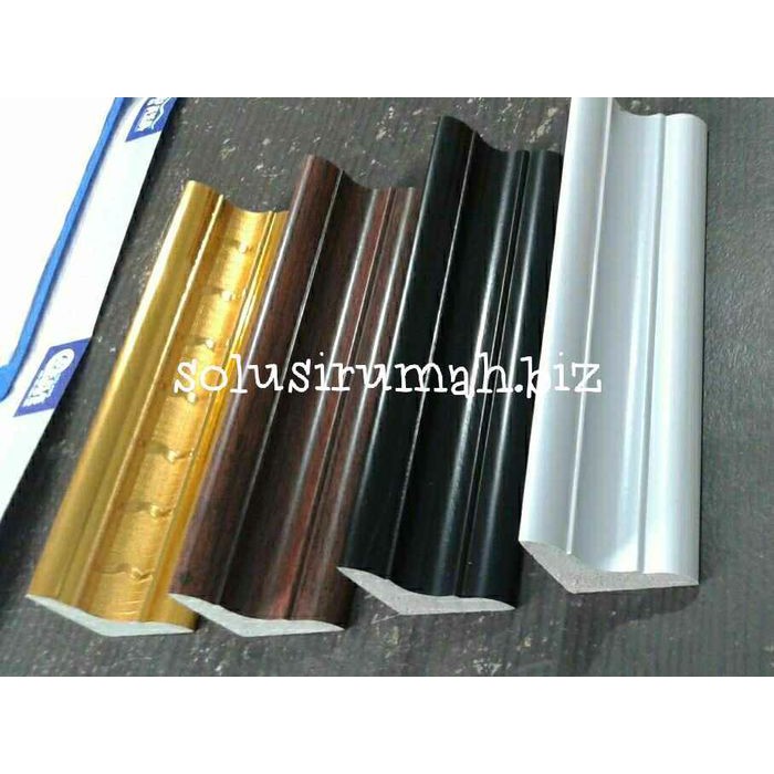 List Lis Pvc Bukan Kayu Siku Sudut 3cm X 3cm X 1m Pilih Warna Plafon