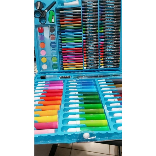 Coloring Set 150pcs Art Set Color Perfect Gift Set Colour Set Set Mewarna  Set Kaler Set Seni Lukis Warna Doodle