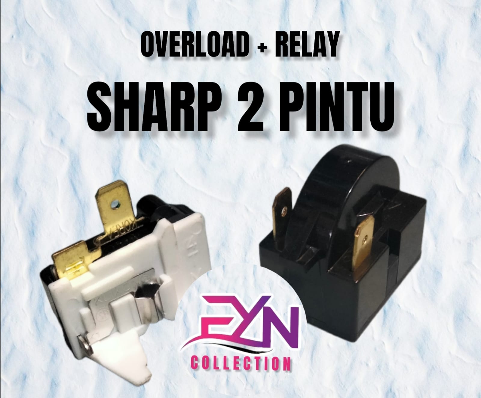 RELAI KULKAS SHARP 2 PINTU + OVERLOAD KULKAS SHARP / RELAY KULKAS SHARP ...