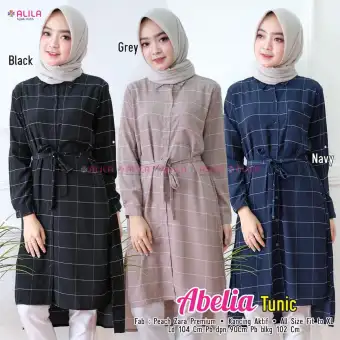 Abelia Tunic Modern Baju Tunik Modern Tunik Modern Baju Tunik Cantik Model Baju Batik Atasan Wanita Terbaru 2019 Model Baju Batik Kerja Wanita