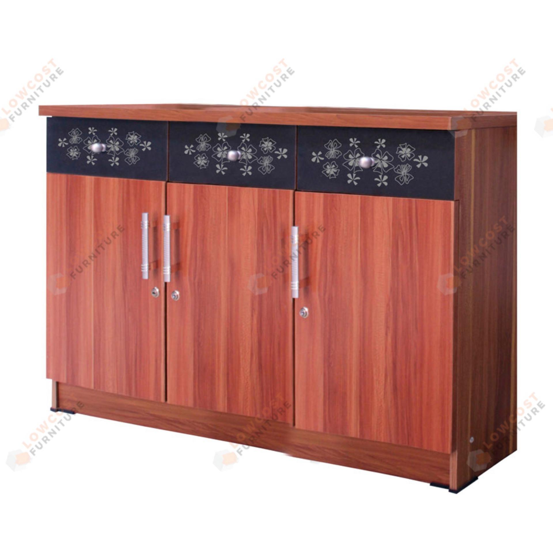 Modesto Rak Dapur Bawah 3 Pintu 831 - Khusus Jabodetabek By Low Cost Furniture