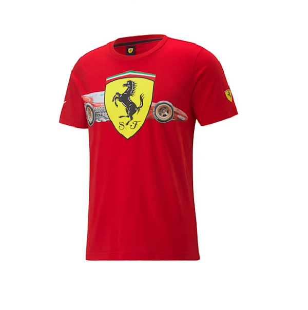 Kaos Puma X Ferrari Race Heritage Big Shield Tee Men Ros 53585102 Puma Factory Outlet Lazada Indonesia