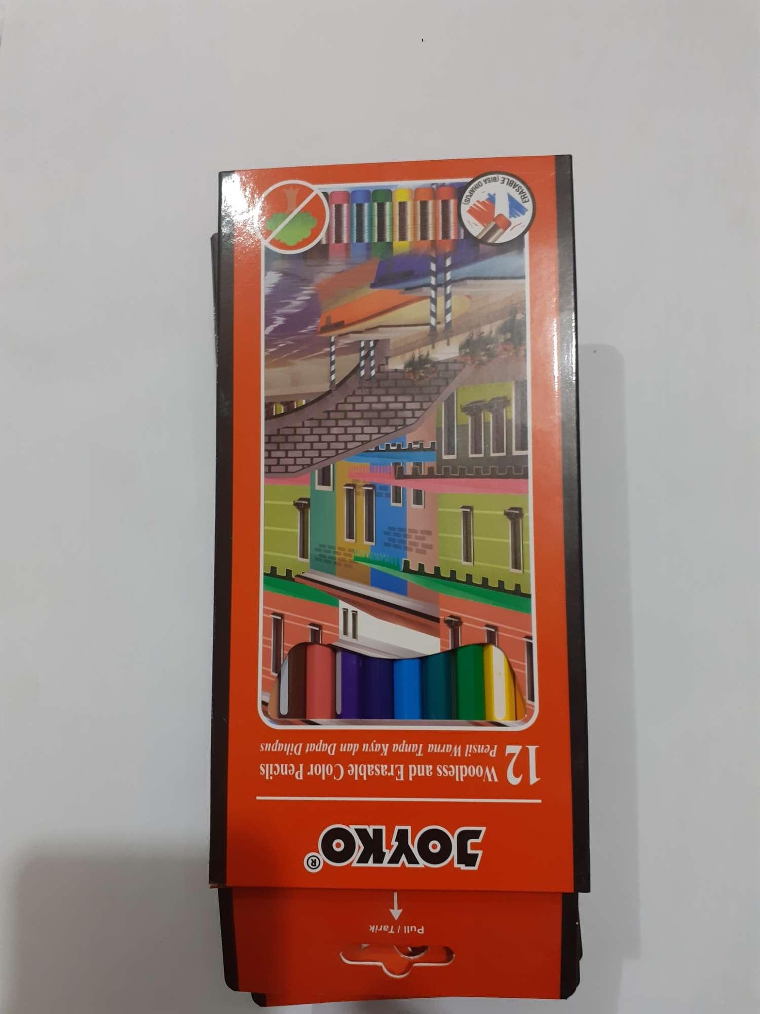 Pensil Warna Joyko Bisa Dihapus Lazada Indonesia