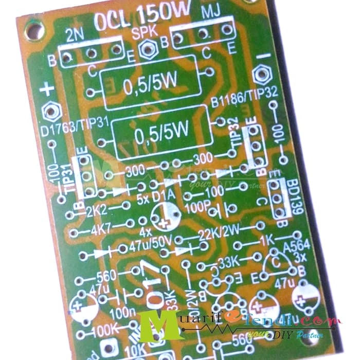 Pcb Power Amplifier Ocl Mono 150watt Lazada Indonesia