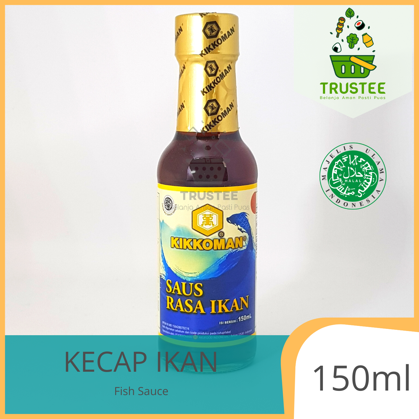 Kikkoman Fish Sauce 150ml KC/Saus Ikan Halal Lazada Indonesia