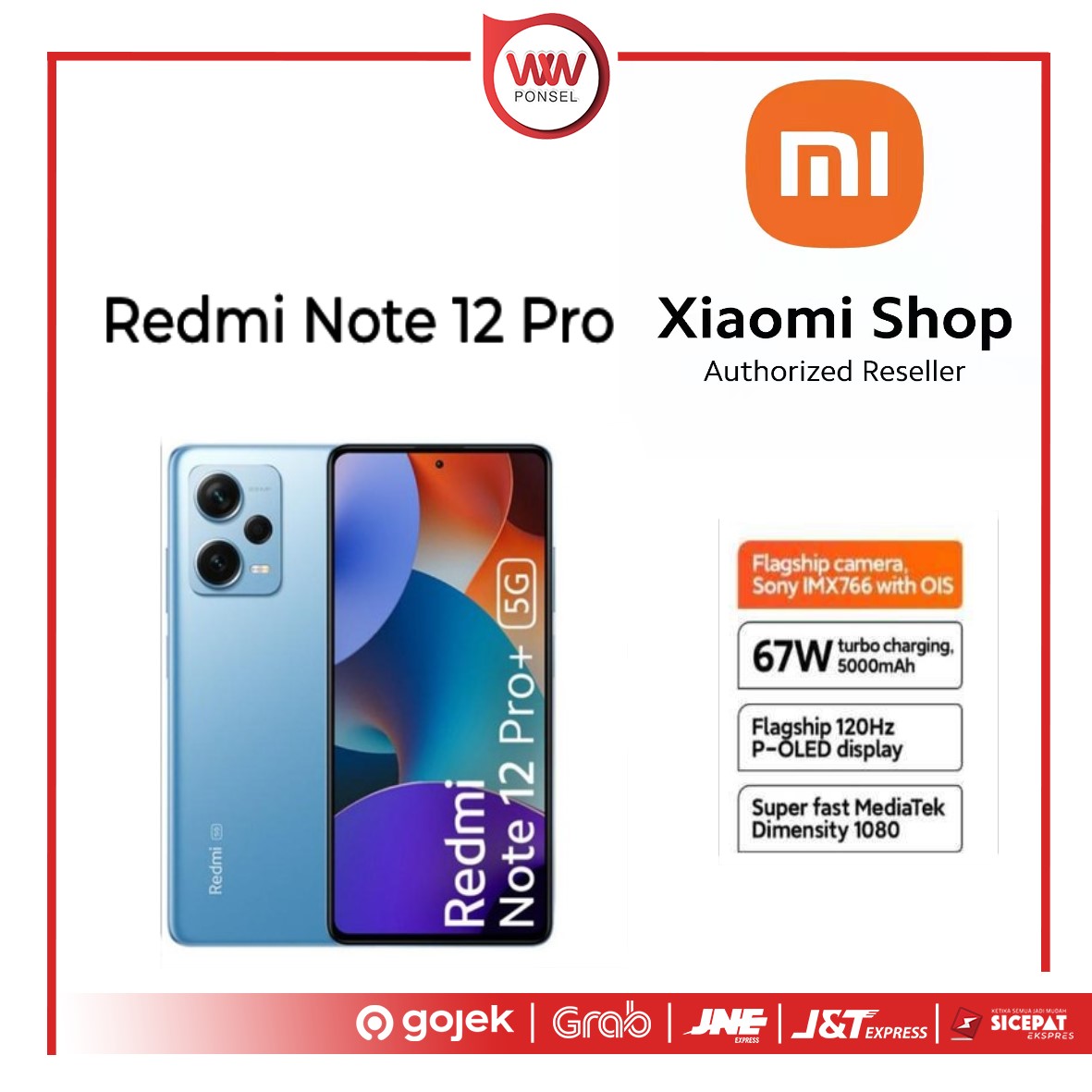 Xiaomi Redmi Note 12 Ram 8/256GB Garansi Resmi