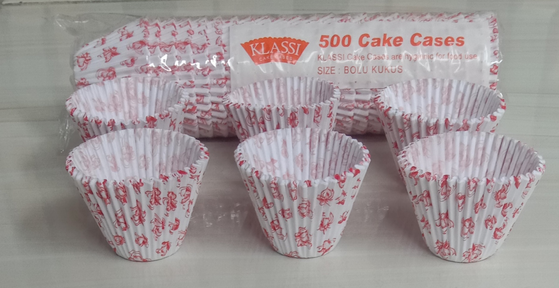 Kertas cap bolu kukus