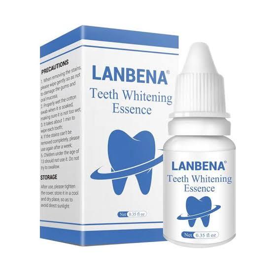 Lanbena Pemutih Gigi Membersihkan Noda Gigi Menghilangkan Plak BLEACHING DENTAL TOOLS TOOTHPASTE