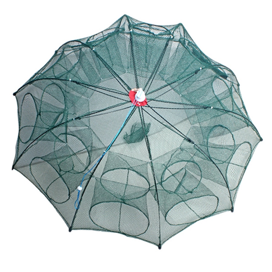 Ernst9 Portable Automatic Folding Umbrella Trap Type Fishing Net