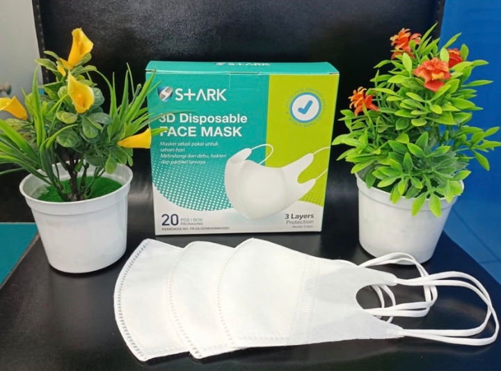 Bayar Di Tempat Masker Duckbill Kesehatan S Ark 3d Disposable Face Mask 3 Lapis Isi 50 Pcs Lazada Indonesia
