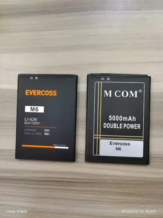 Battery Batre Baterai Double Power Mcom Evercoss M6 Lazada Indonesia