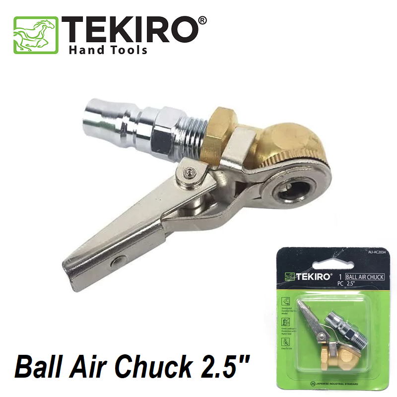 Tekiro Isi Angin Keong / Ball Air Chuck Coupler 2.5" / Alat Isi Angin 2