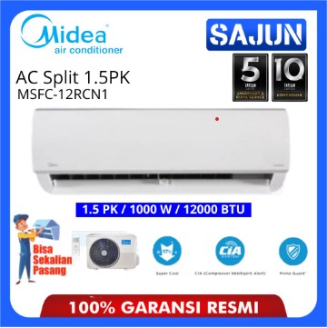 harga ac midea 1 2 pk msfc 05crn1